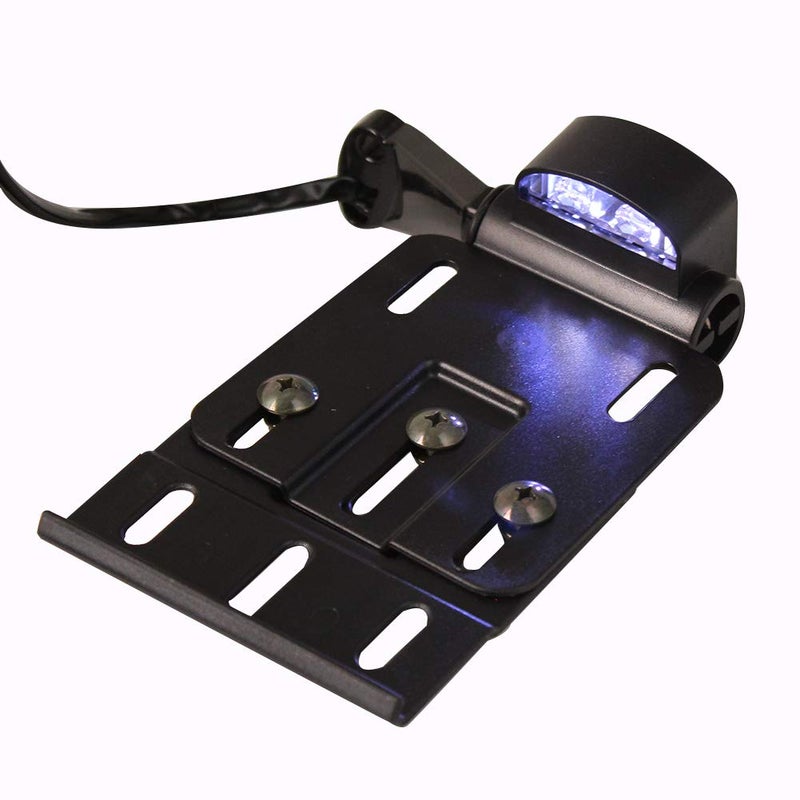 AQIMY Motorcycle LED Light License Plate Frames Side Mount License Plate Holder for Harley Forty Eight Sportster XL1200 XL 883L - Image 4